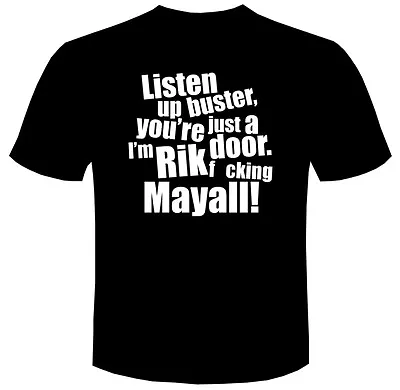 RIK MAYALL Tee T SHIRT Bottom Young Ones T-shirt  You're Just A Door  Clem Wear • £13.99