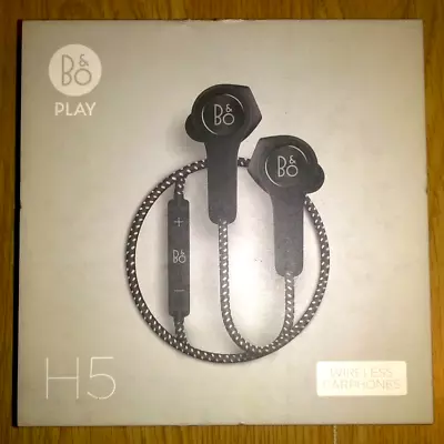 £99 • Buy Bang & Olufsen (B&O) Beoplay H5 Wireless Bluetooth Earbuds - Black - Boxed