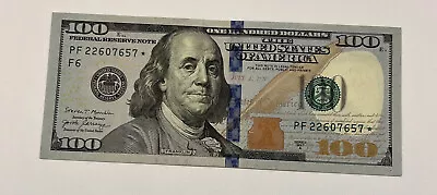 Series 2017A ~ US One Hundred Dollar Star Bill $100 Atlanta PF 22607657* • $133