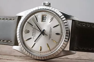 Serviced Vintage ROLEX DateJust 1603 Automatic 36mm Cal.1560 Men C.1961 #1216 • $3220