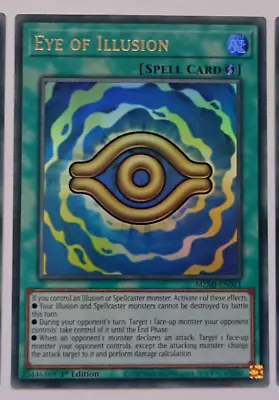 EYE OF ILLUSION MZMI-EN011 ULTRA RARE 1st EDITION YUGIOH *NEW & MINT* • £3.20