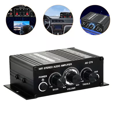 Digital Audio Power Amplifier Component Amplifiers Dual Mini Stereo Receiver 12V • $17.79