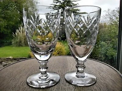 £7.99 • Buy 2 Royal Doulton Crystal  Georgian  Wine Glasses