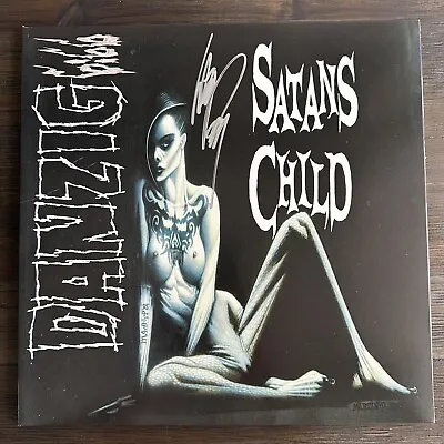 Danzig SIGNED DANZIG 6:66 Satans Child Green Coke Bottle Vinyl  LP Misfits • $59