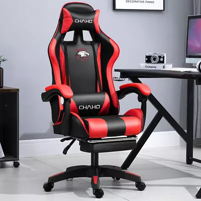 High Quality Gaming Chair Office Computer Chair With Footrest Recline Comfort • $124.90