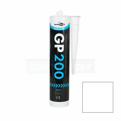 Bond It White GP200 Silicone Sealant Anti Mould Kitchen Bathroom Unibond 300ml • £5.47