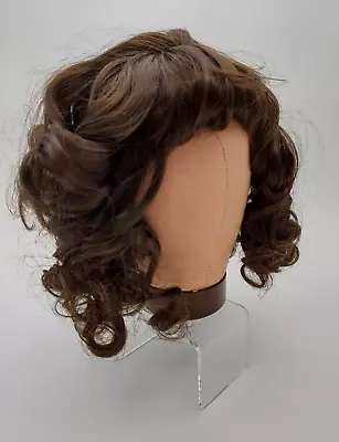 Doll Wig: Size 7-8 Dark Brown Curls Lot Of 2 • $13.95