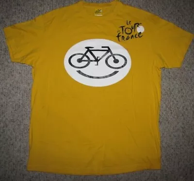 Vintage Official Tour De France Cycling T-SHIRT Large • $34.95