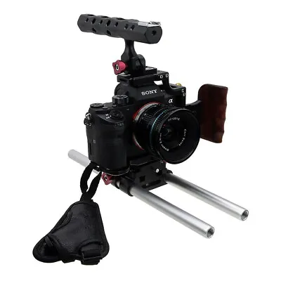 $237.50 • Buy Fotodiox Pro Black Cinema Sharkcage For Sony A7II-Body (a7 II,a7R II ) Video