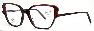 JEAN LAFONT Imagination 6080 Burgundy Stripe Womens Cat Eye Eyeglasses 53-16-138 • $299.99