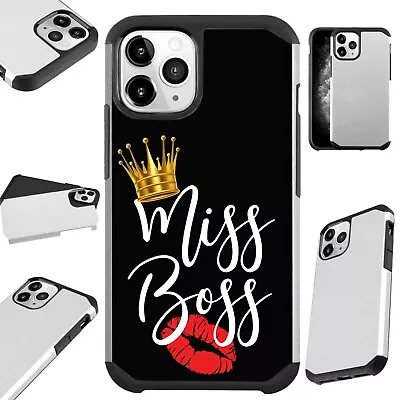 Fusion Case For IPhone 12/Mini/Pro Max Phone Cover MISS BOSS CROWN • $13.50