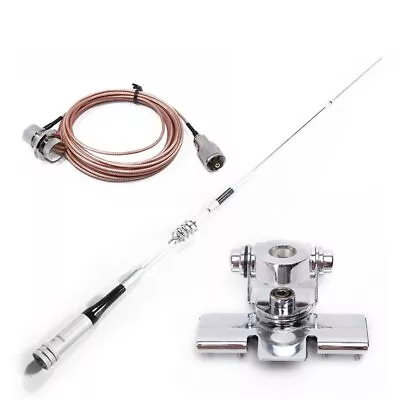 SG-7200 144/430MHz Dual Band High Gain Antenna RB-400 Mount Clip 5M RG-316 Cable • $44.19