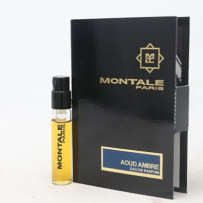 Aoud Ambre By Montale Paris Eau De Parfum Vial 0.07oz/2ml Spray New • $8.99