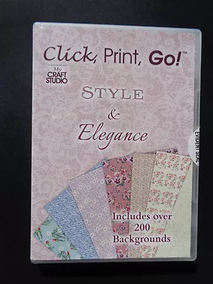 £12.99 • Buy My Craft Studio /Tattered Lace Style + Elegance Cd. £12.99  Used Once. 