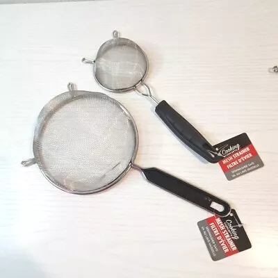 Cooking Concept-Melamine Cooking Utensils Set Of  2 Mesh Strainer  6  N 31/2'' • $11.99