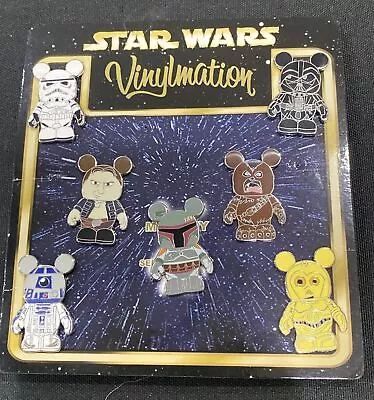 STAR WARS DISNEY Vinylmation Series Pin Set Mystery 2010 Collectible Boba Fett • $84.99