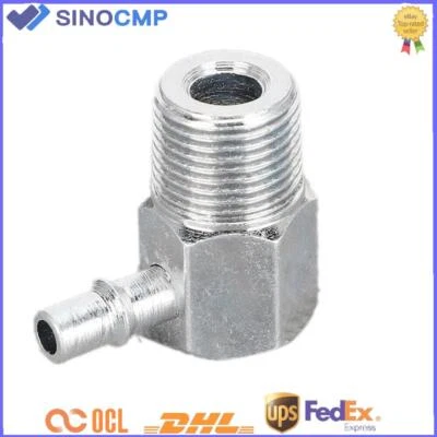 $8.93 • Buy 1pc New Intake Manifold Vacuum Fitting 90 3/8NPT-1/4 Hose Nipple Tube 4535Z