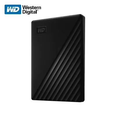 WD 1TB 2TB 4TB 5TB My Passport Portable External Hard Drive USB 3.2 Gen 1 BLACK • £76.21