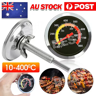 Barbecue Thermometer Oven Pit Temp Gauge 10~400℃ BBQ Smoker Grill Temperature • $13.95