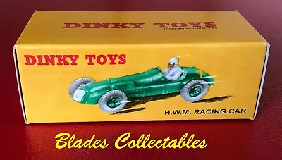 DINKY TOY 235 (23J) QUALITY REPRO BOX H.W.M. RACING CAR By Blades Collectables • $19