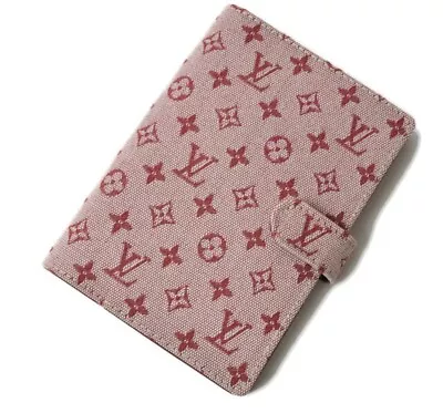 Louis Vuitton Notebook Cover Aagenda Memo Pad Set PM Monogram Cherry Canvas • $247.50