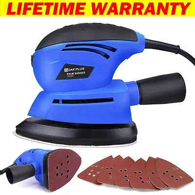 Electric Hand Held Mouse Sanding Machine Tight Corners Sander Angle Base Sheets • £19.30