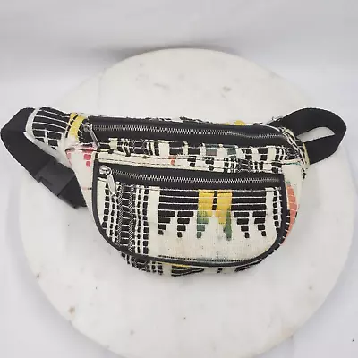 ECOTE (Urban Outfitters) Texturized Fabric Fanny Pack Belt Saddle Bag 9 X6  • $11.99