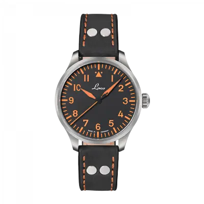 $356.69 • Buy Laco - Neapel 39 - Flieger Type-A Orange Automatic Pilot Watch, #862129 Augsburg