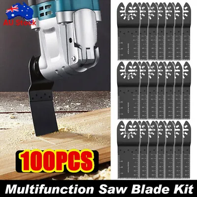 $27.99 • Buy 100PCS Oscillating Multi Tool Saw Blades For Fein/Bosch/Multimaster/Makita/Ozito