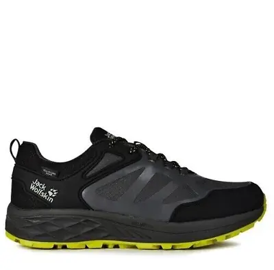 Jack Wolfskin Athletics Hiker Texapore Low - Black  Walking Shoes - Size 9.5 • £44.99