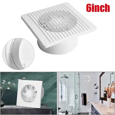 £15 • Buy 150MM 6 Inch Extractor Fan For Kitchen Bathroom Toilet Indoor White Standard