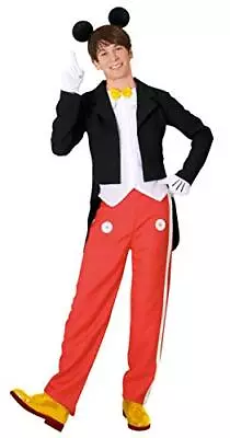 Disney Mickey Mouse Costume For Men 165cm-175cm RUBIE'S JAPAN • £144.68