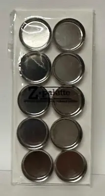 Z Palette 10 Mini Round Empty Tins Metal Pans For Eye Shadow Makeup Palette 73-H • $5.99