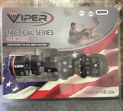 New Viper Archery Products Tactical Series Quickset Single Pin Sight 015 QS9000 • $175