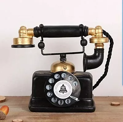 Retro Decorative Phone Model Telephone Wall DecorVintage Rotary Telephone Decor • $23.99