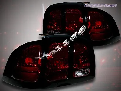 1994-1998 Ford Mustang Dark Red Tail Lights Black Trim 1995 1996 1997 • $143.99