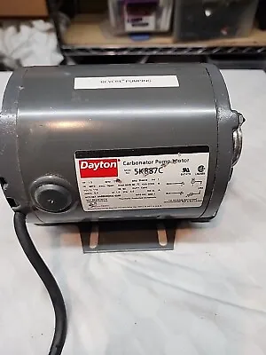 Dayton 5K887C  Pump  Motor 1/3HP. Carbonator Pump 115V Single Phase • $185