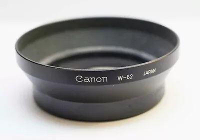 Metal CANON W-62 Lens Hood For FD Lens GENUINE Original Vintage Classic • £15