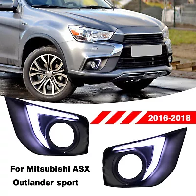 For Mitsubishi Outlander Sport ASX 2016-2018 White LED Daytime Running Fog Light • $84.59