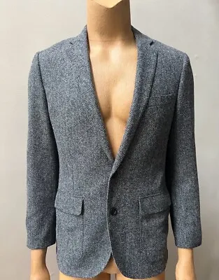 J Crew Ludlow Moon Herringbone Men’s British Wool Sports Coat Blazer Jacket 40R • $95