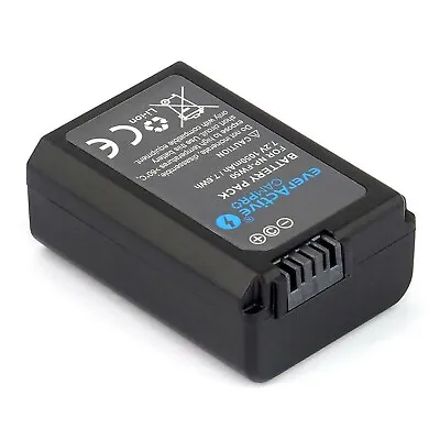 £14.60 • Buy Replacement Rechargeable Battery For Sony NP-FW50 Alpha 1050mAh EverActive UK HQ