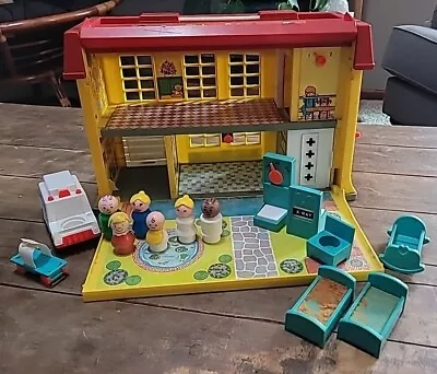 Fisher-Price Vintage 1976 Children’s Hospital #931 Little People W/ Accessories • $89.99