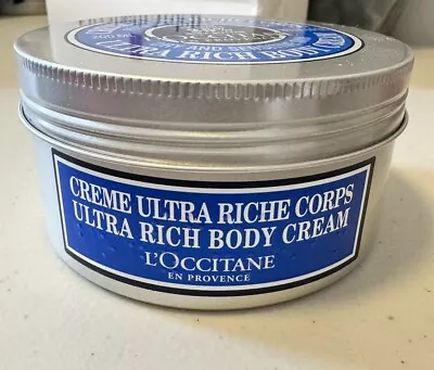 L'Occitane En Provence Ultra Rich Body Cream 25% Shea Butter Jumbo 6.9 Oz • $29.99