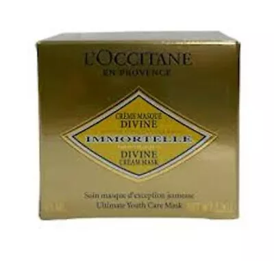 L'Occitane Immortelle Divine Cream Mask  2.2 Oz 65g Sealed In Box • $165.99