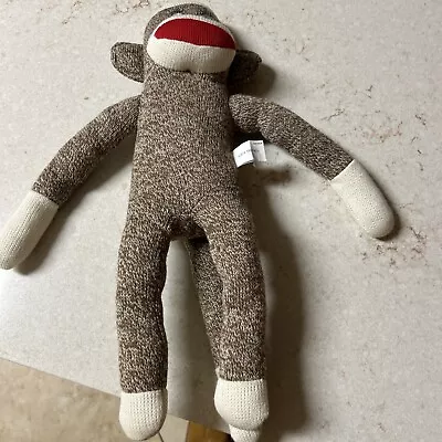 The Original Sock Monkey Hand-Knit Plush Material 20  Inch • $12