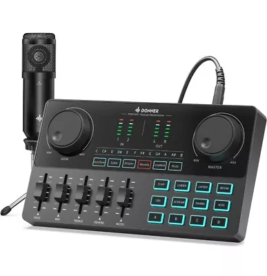 Open Box Donner Podcast Console Bundle Black  • $67.99