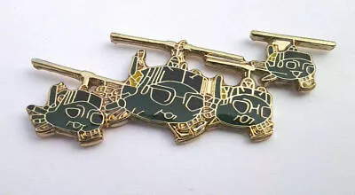 4 HUEY HELICOPTERS (ONE PIN)  (SMALL 1-1/2 ) VIETNAM Military Hat Pin 16005 HO   • $9.88