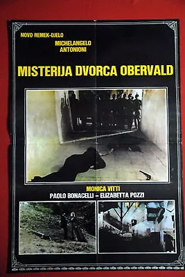 Oberwald Mystery Antonioni Vitti 1981 Exyu Movie Poster • $16.74