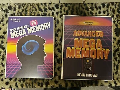 Kevin Trudeau's MEGA MEMORY & ADVANCED MEGA MEMORY Cassettes & VHS (COMPLETE) • $40