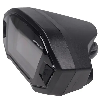 Motorcycle LCD Digital Gauge Speedometer Odometer Tachometer Gear Fuel Indicator • $57.50